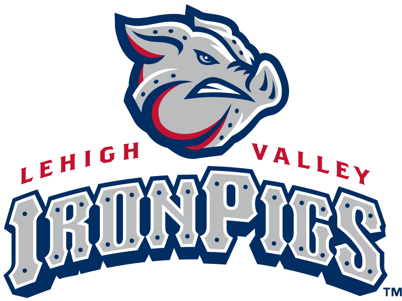 Lehigh Valley IronPigs 2008-Pres Primary Logo iron on paper